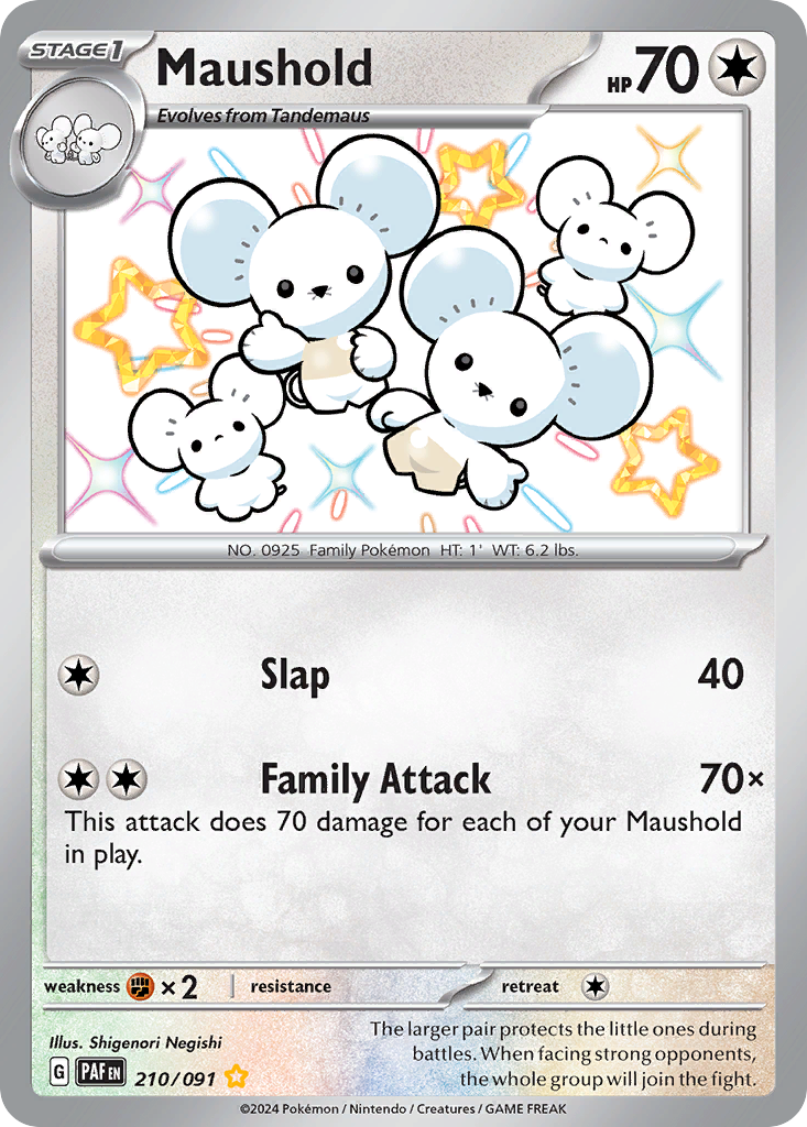 Paldean Fates Maushold #210/91